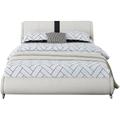 Carlton Platform Bed, Queen, White - Camden Isle Furniture 212232