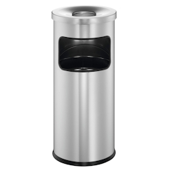 DURABLE Papierkorb Metall 17L rund mit Ascher SAFE Image