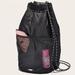 Pink Victoria's Secret Bags | Drawstring Bag | Color: Black/White | Size: Os