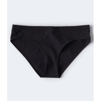 Aeropostale Womens' Seamless Ribbed Hipster - Blac...