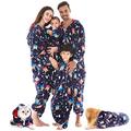 HORSE SECRET Family Pajamas Matching Sets, Drop Seat Onesie Hooded Zip Up Flannel One Piece Pajama Christmas Halloween Marine Blue - Women, XL
