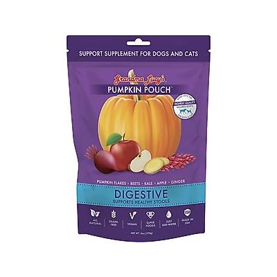 Grandma Lucy's Pumpkin Pouch Digestive Freeze-Dried Dog & Cat Food Topper, 6-oz bag