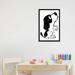 East Urban Home Sketch of Dog Stand by Toru Sanogawa - Painting Print Canvas in Black | 26 H x 18 W x 1.5 D in | Wayfair