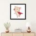 East Urban Home Cute Pig Super Hero by Toru Sanogawa - Painting Print Paper in Red | 24 H x 24 W x 1 D in | Wayfair