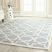 White 60 x 0.63 in Area Rug - Winston Porter Cannen Handmade Tufted Wool Light Blue/Ivory Area Rug Wool | 60 W x 0.63 D in | Wayfair