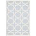 White 60 x 0.63 in Area Rug - Winston Porter Cannen Handmade Tufted Wool Light Blue/Ivory Area Rug Wool | 60 W x 0.63 D in | Wayfair