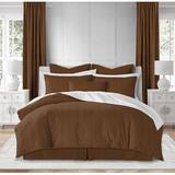 Colcha Linens Brunswick Bed Skirt, Copper in Brown | 15 H x 60 W x 80 D in | Wayfair CPP-BW-CP-BF-QN