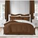 Colcha Linens Brunswick Bed Skirt, Copper in Brown | 15 H x 60 W x 80 D in | Wayfair CPP-BW-CP-BF-QN