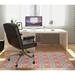 Dakota Fields Alejandro Low Pile Carpet Straight Rectangular Chair Mat in White | 60 W x 36 D in | Wayfair 973CA8258BC14B359A0309D250F3192C