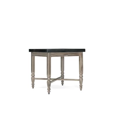 Winston Grayson Square Aluminum Top Outdoor Side Table, Created for Macy's - Brown