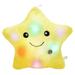 Rirool 14 Creative Twinkle Star Glowing LED Night Light Plush Pillows Light up Stuffed Animal Toys Birthday for Toddler Kids(Yellow)
