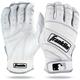 Franklin Sports MLB Large Batting Gloves Natural II Pearl and White Adult