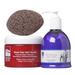 Dead Sea Spa Care 16 oz. Salt Scrub, 8 oz. Pain Relieving Heat Cream, and Pumice Stone 3-piece Pain Relieving Skin Care Set