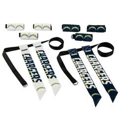 Los Angeles Chargers Franklin Sports Youth NFL Flag Football Set