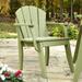 Latitude Run® Boganville Patio Dining Chair Wood in Green/Blue | 36.75 H x 28.5 W x 23 D in | Wayfair 1AF9EB900A36455198F25A93E63283FB