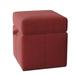 Red Barrel Studio® Preesall 18" Square w/ Storage Ottoman red | 18 H x 18 W x 18 D in | Wayfair 17A93286A82E4F57B449043DFD05C803