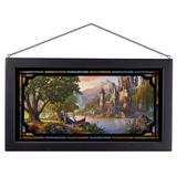 Wild Wings Disneys Beauty & The Beast II by Thomas Kinkade - Picture Frame Painting Print on in Brown/Green/Orange | 13 H x 23 W x 1 D in | Wayfair