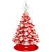 The Holiday Aisle® Pre-Lit Ceramic Christmas Tree Decoration Ceramic | 14.5 H x 8 W x 8 D in | Wayfair 7861F09DB56241E8920721D80250BA04