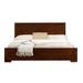 Trent Wooden Platform Bed in Walnut, Twin - Camden Isle Furniture 87001