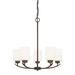 Homeplace by Capital Lighting Fixture Company Dixon 23 Inch 5 Light Chandelier - 415251BZ-338