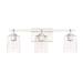 Homeplace by Capital Lighting Fixture Company Greyson 25 Inch 3 Light Bath Vanity Light - 128531CH-449