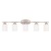 Homeplace by Capital Lighting Fixture Company Dixon 36 Inch 5 Light Bath Vanity Light - 115251BN-338