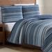 Estate Collection Taj Quilt by American Home Fashion in Blue (Size KING)