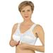 Plus Size Women's Front Hook Mastectomy Comfort Plus Bra by Jodee in White (Size 46 B)