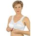 Plus Size Women's Front Hook Mastectomy Comfort Plus Bra by Jodee in White (Size 34 C)