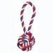 Rope Tug & Toss Canines for Veterans Dog Toy, Large, Red / Multi-Color