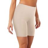 Maidenform Women's Cover Your Bases Thigh Slimmer Slip Short (Size S) Nude 1 Transparent, Cotton,Nylon,Spandex