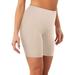 Maidenform Women's Cover Your Bases Thigh Slimmer Slip Short (Size S) Nude 1 Transparent, Cotton,Nylon,Spandex