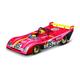 Bburago Ferrari 312P '72: Modellauto im Maßstab 1:43, Ferrari Racing Serie, Geschenkbox, 12 cm, rot #85 (18-36302)