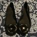 Kate Spade Shoes | Kate Spade Floral Jelly Flats | Color: Black/Silver | Size: 6