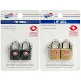 American Tourister Key Lock - 2 Pack Key Lock - Metal Asrt