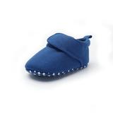 Infant Toddler Baby Casual Shoes Cotton Soft Sole Non-Slip Sneaker Prewalker Blue 6M