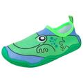 Lil' Fins Kids Water Shoes - Beach Shoes Summer Fun 3D Toddler Water Shoes Kids Quick Dry Swim Shoes Frog 10/11 M US