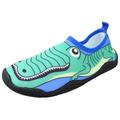 Lil' Fins Kids Water Shoes - Beach Shoes Summer Fun 3D Toddler Water Shoes Kids Quick Dry Swim Shoes Gator 1/2 M US