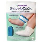 Wittle Britches Grip-A-Sock Baby and Toddler Velcro and Soft Fleece Sock Holder Blue Size Small