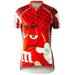 Brainstorm Gear 2015 Women's M&Ms Red Cycling Jersey - MMRE-W (Red - XL)