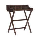 Coy Walnut Folding Desk by Linon Home Décor in Antique Walnut