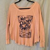 Disney Tops | Disney Long Sleeved Shirt | Color: Blue/Tan | Size: Xs/S