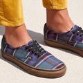 Vans Shoes | Authentic Vans Tartar Gum Black Plaid Classic Brand New | Color: Blue/Green | Size: 7