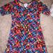 Lularoe Dresses | Lularoe Girls Dress | Color: Blue/Red | Size: 10g