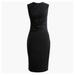J. Crew Dresses | J. Crew 365 Ruched Ponte Sheath Dress | Color: Black | Size: 4