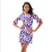 Lilly Pulitzer Dresses | Lilly Pulitzer Fiesta Stretch Dress Nauti Navy | Color: Blue/Pink | Size: 4