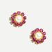 J. Crew Jewelry | J.Crewpearl~Cz~Flower Stud Earrings | Color: Gold/Tan | Size: Os