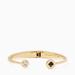 Kate Spade Jewelry | Kate Spade Spot The Spade Open Hinge Bangle | Color: Black/Gold | Size: Os