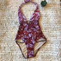 Jessica Simpson Swim | Jessica Simpson Paisley Pattern Monokini | Color: Pink/Purple | Size: M