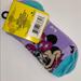 Disney Accessories | Freew/ $15 Purchase - Disney Minnie Sock | Color: Blue/Purple | Size: Fits Shoe Sizes 7-2